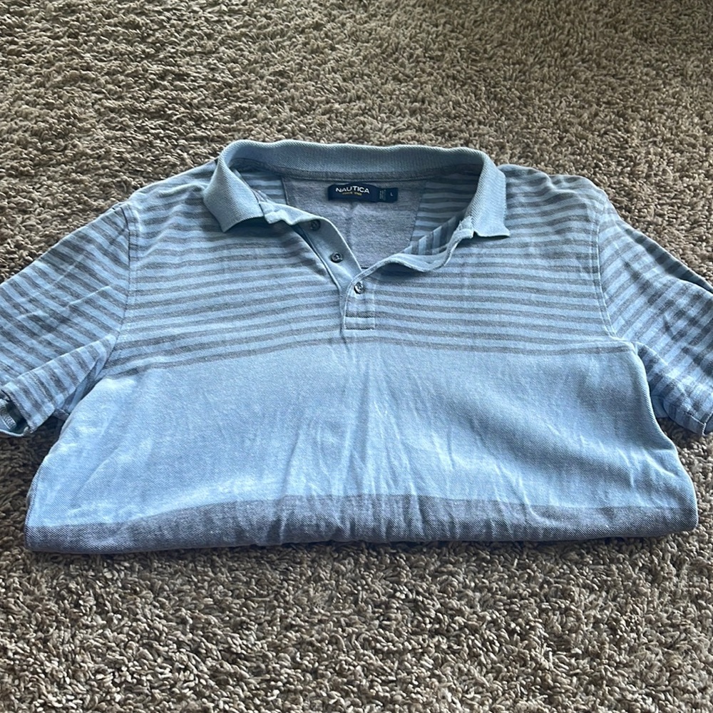 Nautical mens polo